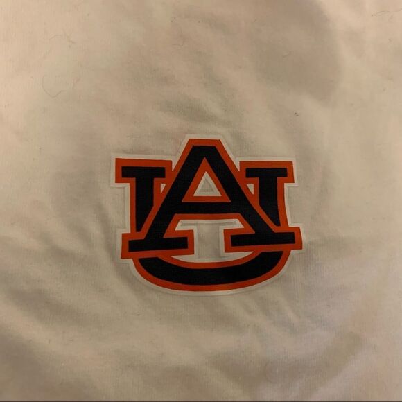 Auburn Tigers Logo White Doggie T-Shirt Sz M - Picture 2 of 6